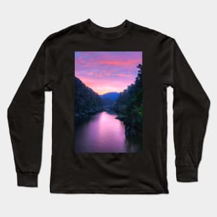 Sunset at Cataract Gorge-ous Long Sleeve T-Shirt